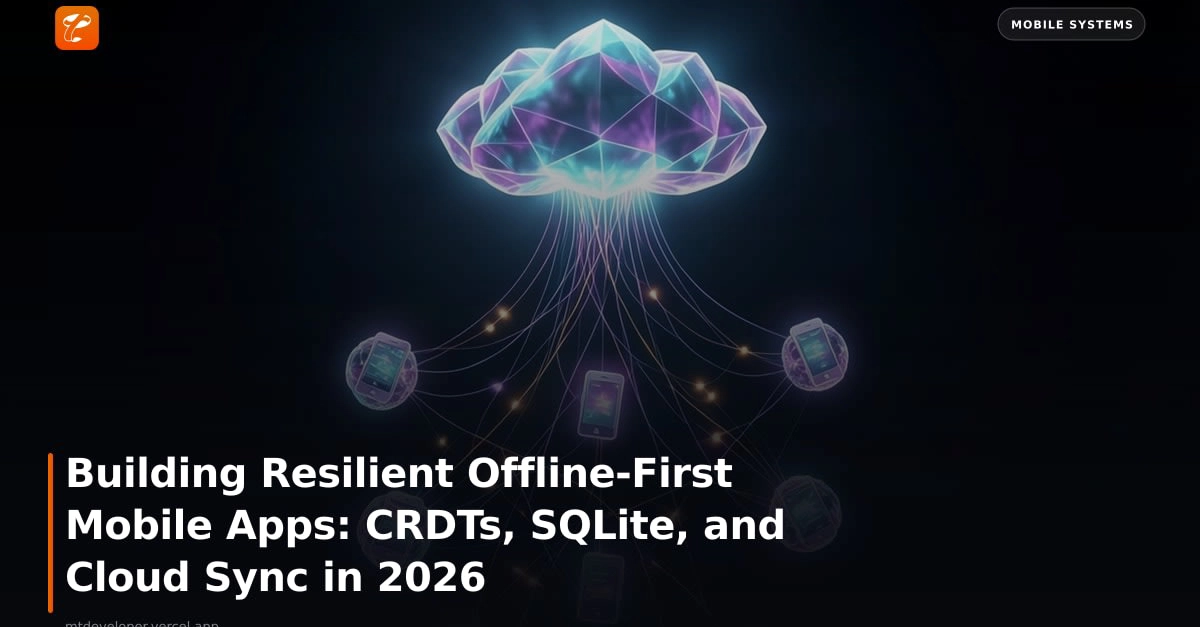 Building Resilient Offline-First Mobile Apps: CRDTs, SQLite, and Cloud Sync in 2026