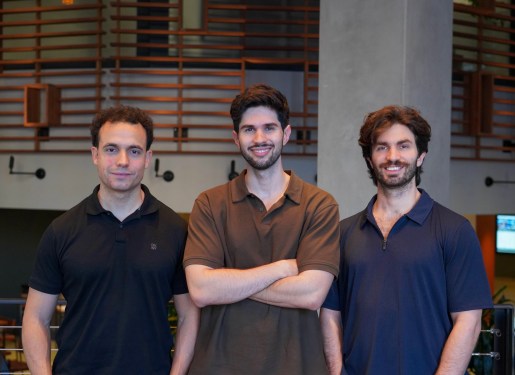 Flai co-founders Juan Alzugaray, Ari Polakof, and Alen Polakof